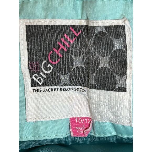 Big Chill Blue/Pink Coat Girls size 10/12 - Picture 4 of 4
